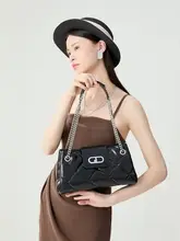 女性用 ダイヤモンドキルティングのショルダーバッグ【斜め掛け・ワンハンドル】
