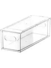 透明PET製 引き出し式冷蔵庫収納ボックス【果物・野菜・卵用】