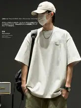 若者向けトレンドセンスのプリントTシャツ【ゆったりしたフィット・夏用・クルーネック】