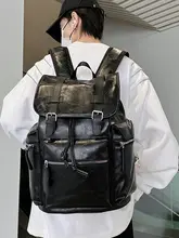 リュック デイパック ユニセックス ソフト素材 ヴィンテージ 大容量 PC収納 おしゃれ 上品 ストリート 旅行 通学