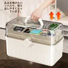 多層収納可能な工具箱【美術用・文房具・日用品に最適】