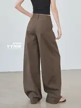アメリカンビンテージ風プリーツデザインのデニムパンツ【夏用・フィット・スリム効果・長丈】（セットアップ対応）