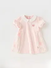 抗菌加工の子供用ワンピース【夏用・爽やかコットン・かわいらしいデザイン】