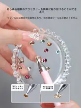 ネイルアート用回転式押し出しツール【粘着力のある固体粘土・DIYデコレーション・ポイントドリル用】