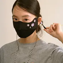 春夏向け 蝶柄UVカットマスクと氷袖【アウトドア・日焼け防止・快適仕様】