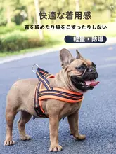犬用ハーネス付きリード【中型・大型犬用・快適な胸部サポート】
