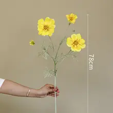 北欧風デザインのボヘミアンスタイルの造花【波斯菊の花束・写真撮影用】