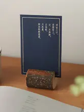 写真クリップ メモスタンド 木製 切り株 ヴィンテージ 卓上インテリア 置物 おしゃれ