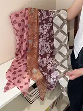 春夏用 薄型ストール【ドレープデザイン・シンプルスタイル・女性用】