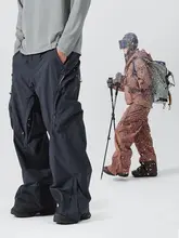 Recco 防水透湿加工 メンズ登山パンツ【耐磨・抗静電・フリース裏地・スキー用】