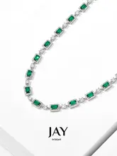 ヴィンテージ風グリーンネックレス【軽奢・ロックカラー・ペンダントアクセサリー】