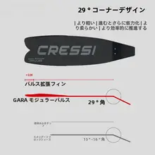 フリーダイビング用ロングフィン【モジュラーインパルスデザイン・スポーツ向け】