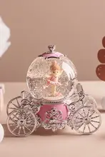 雪花水晶球の夢幻音楽ボックス【天空の城・ギフト用】
