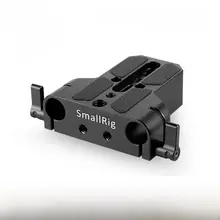 汎用15mmダブルホールパイプクランプ用アクセサリーベースプレート【クイックリリース・コンパクト設計】（セットアップ対応）