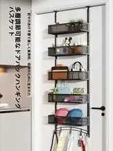 入口ドア用フックハンガー【穴あけ不要・多層・省スペース】