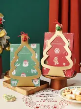 紙袋 持ち手付き クリスマス おしゃれ 焼き菓子 クッキー キャンディ ラッピング ギフト プレゼント