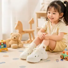 夏用 キッズクローズトゥサンダル【防滑・防臭・厚底・女の子用】