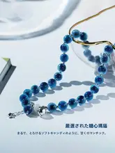 青い水晶のアゲートブレスレット【情緒安定・新中華スタイル・女性用】