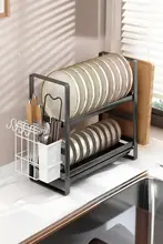 皿収納ラック キッチン 使用シーン ステンレス