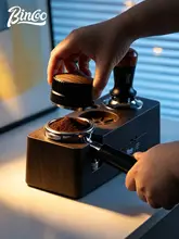 コーヒー粉圧縮ツール【白鹅绒・布製・圧縮ハンドル・収納用】（セットアップ対応）