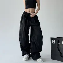 流行のワークパンツ【夏用・薄手・ハイウエスト・フィット・レディース】