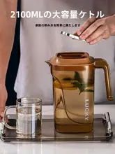 大容量プラスチック製冷水ポット【高温耐性・家庭用・飲料用】