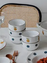 家庭用 美しいデザインの一人用食器セット【和風・プレートとボウル】