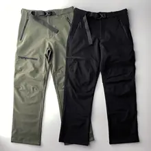 秋冬用 厚手フリースライニングの防水カジュアル工事パンツ【暖かくて防風・メンズ】