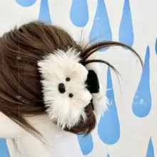 オリジナルデザイン 小犬のヘアクリップ【ミニサイズ・髪留め】