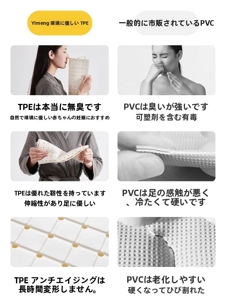 お風呂の壁にカビが生えるのはなぜ？防滑TPEマットで解決できるリアルな使い方とは？