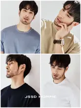 JSSD HOMME 無地 半袖 メンズTシャツ【カジュアル・ラウンドネック・夏用】