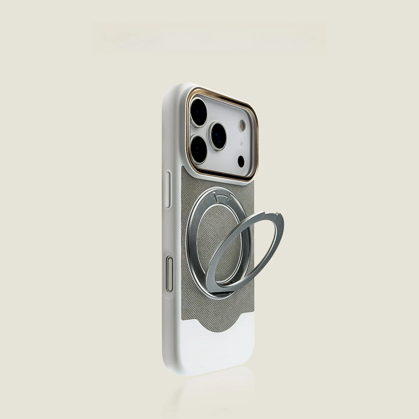 iPhone用スマホバンカーリングケース【360度スタンド・防衝撃・マット仕上げ】
