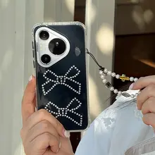 スマホケース チェーンストラップ付き 耐衝撃 フルカバー Huawei Pura 70 Pro Ultra 対応 上品 おしゃれ 「EVENSHOW」