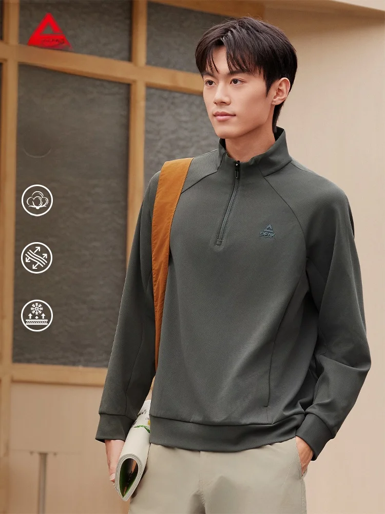 「sweat active」は本当に汗を吸収するの？Peakの半袖ハイネックスウェットが答えをくれた