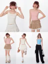 春夏用アメリカンレトロハートデザインノースリーブトップス【極上の柔らかさ・フィット感】