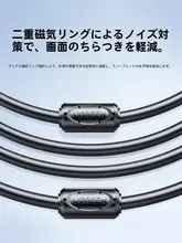 UGREEN 有線テレビ接続ケーブル【HDデジタル信号・同軸RFアンテナ】
