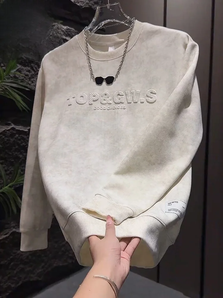 春秋用 メンズ トレンド タイダイ長袖Tシャツ【カジュアル・スタイリッシュ】