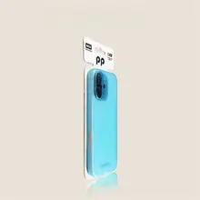 iPhone用 薄型シリコンケース【紫・衝撃吸収・滑らかな手触り】
