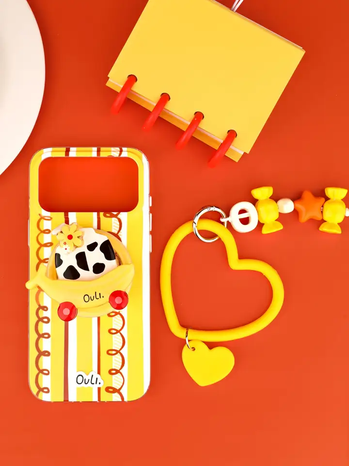 高級感ある青のスマホチェーンストラップ【個性的なデザイン・手提げ用】