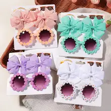 子供用 蝶々型ヘアクリップ【かわいいメガネアクセサリー】（セットアップ対応）