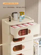 引き出し付きキッチン収納ラック【多機能・壁面収納・フロアタイプ】
