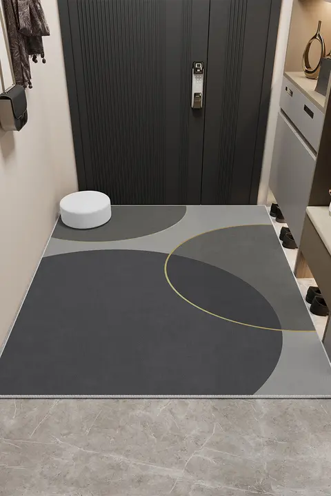 耐汚れ・水洗い不要のドアマット【防滑・軽やかなデザイン・玄関用】