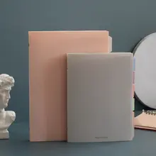 モランディ B5サイズ リングノート【方眼・横罫・簡素デザイン・大学生向け・コーネル式・取り外し可能】