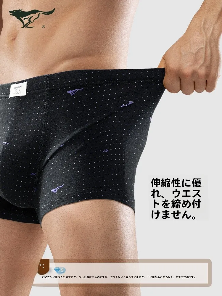 高級コットン平角パンツ：メンズ向けの快適性と抗菌機能を実証