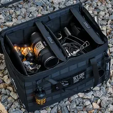 アウトドア用収納バッグ【キャンプ・工具・携帯式ピクニック食器・ハードシェル・小型】