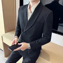 お洒落な中国風カジュアル盤扣ジャケット【スリムフィット・青果襟・ファッションデザイン】