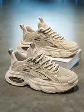 冬用 メンズ 通気性メッシュ スニーカー【防臭・レトロ・厚底】