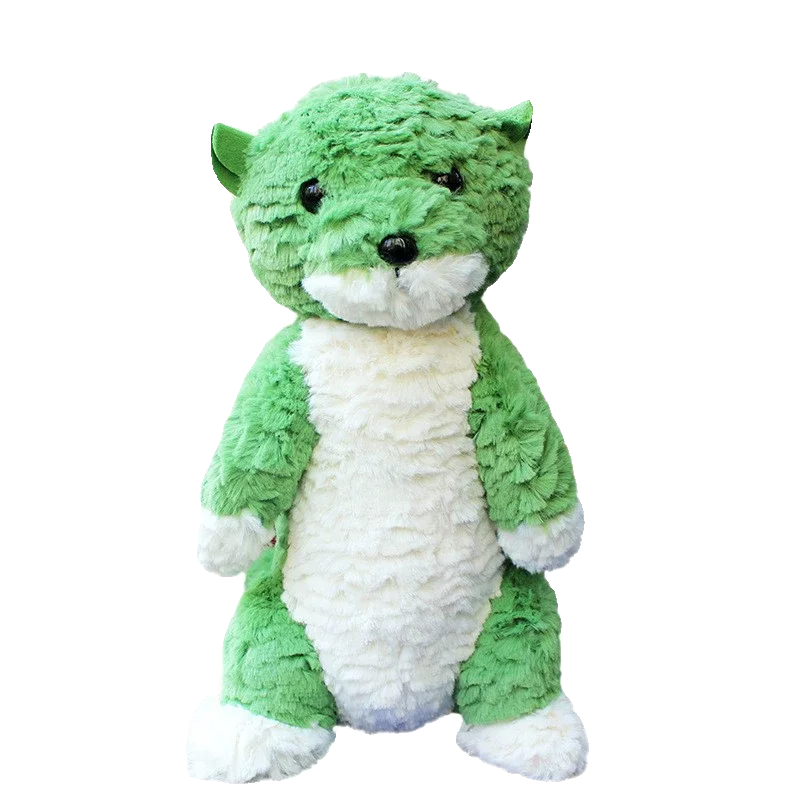 可愛らしい緑のカワウソぬいぐるみ：お風呂に入れる安全性と子供向けの使い方