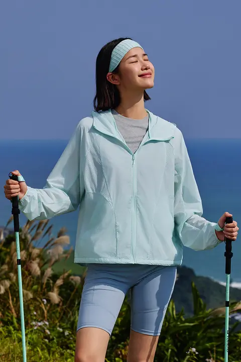 Toread UPF100+のアウトドア用防UV女性用皮膚衣【夏用・撥水・透湿・軽量】