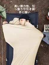 超軽量ポータブル旅行用寝袋インナー【寝具用・ホテル・防汚シーツ】